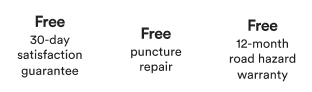 Included with this tyre